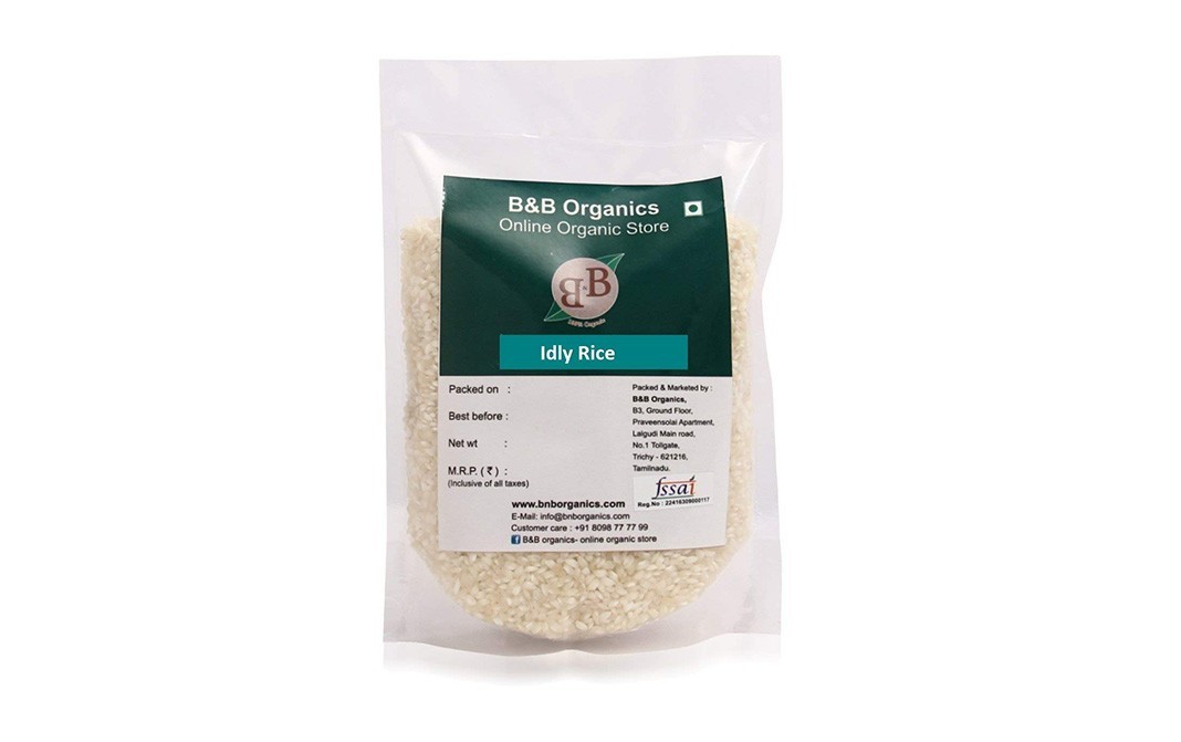 B&B Organics Idly Rice    Pack  15 kilogram